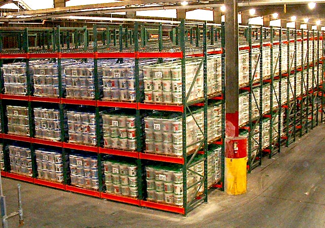 Pallet Flow Rack storage system for Laredo warehouses